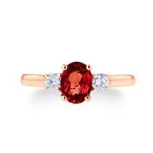 1.0ct Ruby Ring With .25ct Diamonds 14k White Gold