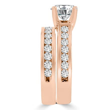 14k Rose Gold Diamond 2 1/4ct. TDW Bridal Set