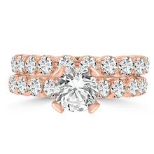 14k Rose Gold Diamond 3 2/5ct TDW Bridal Set