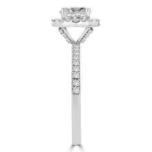 14k White Gold Diamond 1.60cts TDW Halo Engagement Ring