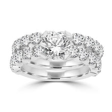 14k White Gold Diamond 3 2/5ct TDW Bridal Set