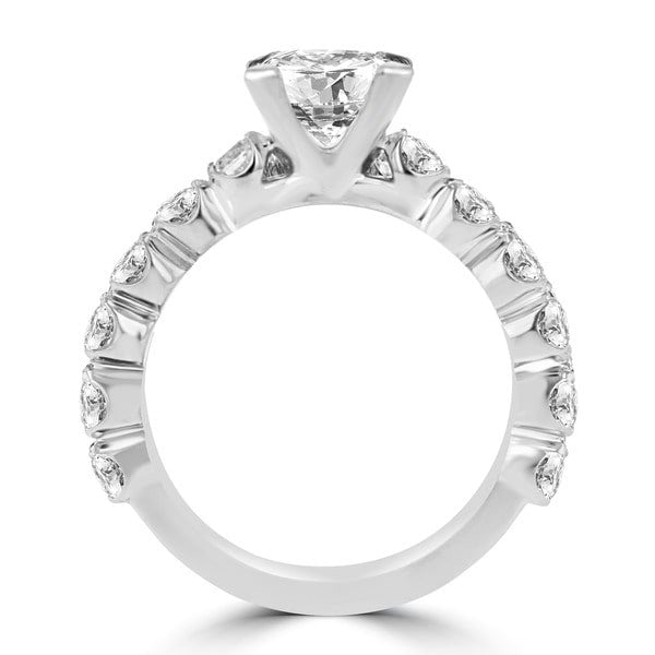 14k White Gold Diamond 3 2/5ct TDW Bridal Set
