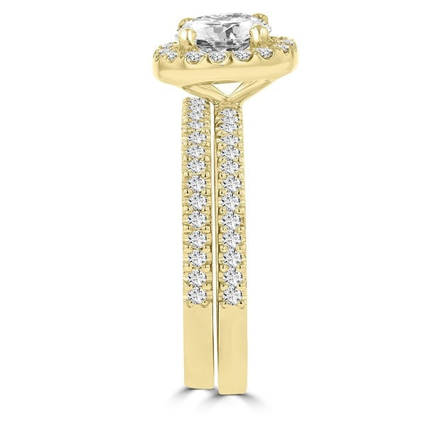 14k Yellow Gold Diamond 1 3/4ct TDW Bridal Set