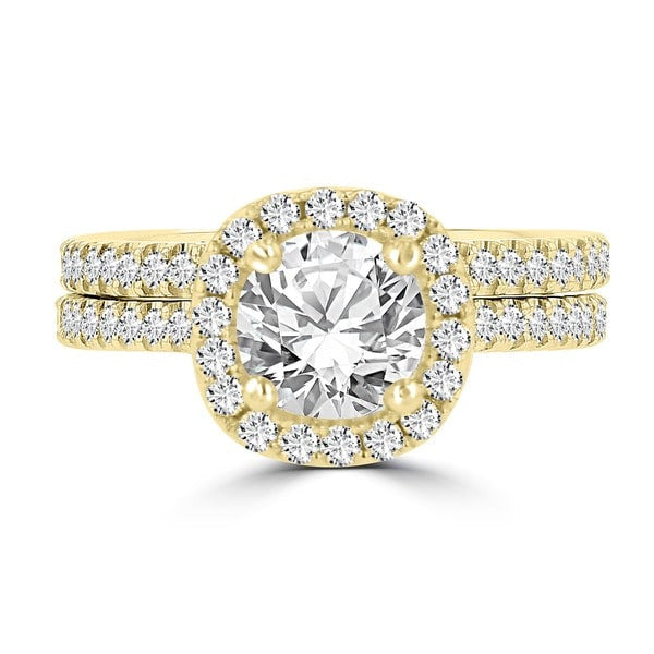 14k Yellow Gold Diamond 1 3/4ct TDW Bridal Set