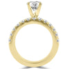 14k Yellow Gold 3 1/5ct TDW Diamond Engagement Ring