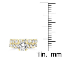 14k Yellow Gold Diamond 3 2/5ct TDW Bridal Set