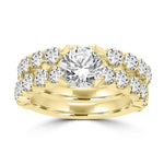 14k Yellow Gold Diamond 3 2/5ct TDW Bridal Set