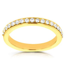 14k Yellow Gold 1/3ct TDW La Vita Vital Wedding Band