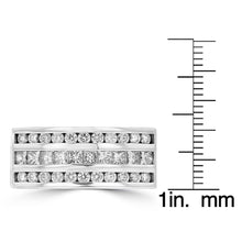 14K White Gold Men's Diamond 1.55cts TDW Ring