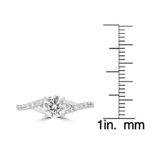 14K White Gold 1.30cts TDW Engagement Ring