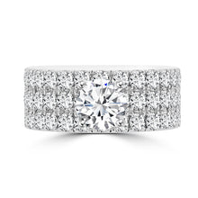 14k White Gold 3 1/5ct TDW Diamond Engagement Ring