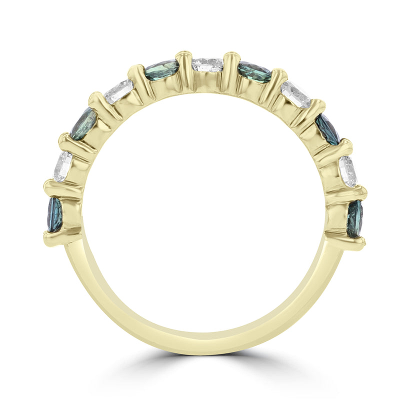 14K Yellow Gold 1/4ct TGW Alexandrite and 1/3ct TDW Diamond Ring (G-H, SI1-SI2) by La Vita Vital