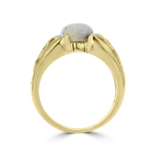 14k Yellow Gold 2 5/8ct Gold Quartz and Diamond Accent Ring (G-H, SI1-VS)