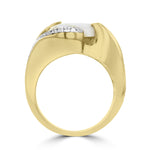 14K Yellow Gold & Gold Quartz 4.15cts and Diamond 0.22ct TDW (SI1-VS, G-H) Ring