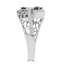 18K White Gold, Fine Brazilian Alexandrite 0.50cts & Diamond 0.20cts TDW (SI1-VS, G-H) Ring by La Vita Vital