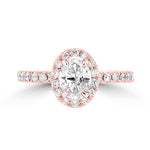 14K Rose Gold Diamond 1.35cts TDW Engagement Ring
