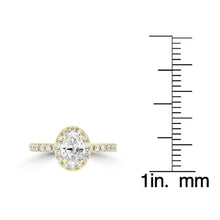 14K Yellow Gold Diamond 1.35cts TDW Engagement Ring