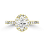 14K Yellow Gold Diamond 1.35cts TDW Engagement Ring
