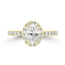 14K Yellow Gold Diamond 1.35cts TDW Engagement Ring