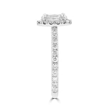 14K White Gold Diamond 1.35cts TDW Engagement Ring