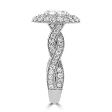 14K White Gold Diamond 3.55cts TDW Engagement Ring