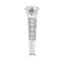14K White Gold Diamond 1.85cts TDW Engagement Ring