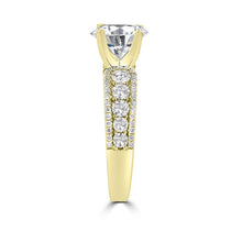 14K Yellow Gold Diamond 1.85cts TDW Engagement Ring