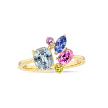 Multi-color Sapphire Ring