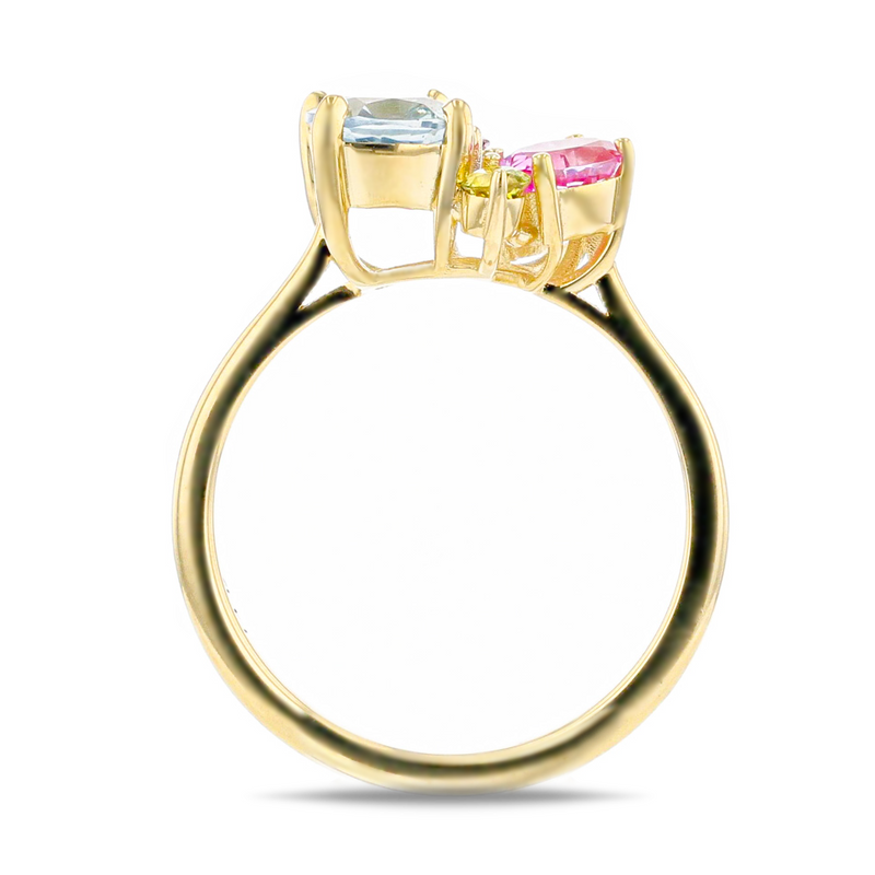 Multi-color Sapphire Ring