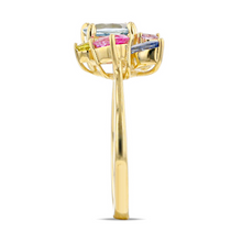 Multi-color Sapphire Ring