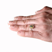 18K White & Rose Gold, Fine Brazilian Alexandrite 0.30cts & Diamond 0.54cts TDW (SI1-VS, G-H) Ring