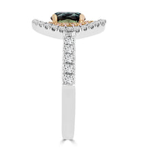 18K White Gold Brazilian Alexandrite 0.79cts  and Diamond 0.45cts Statement Ring (SI1-VS, G-H) by La Vita Vital