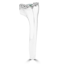 18K White Gold, Fine Color Changing Brazilian Alexandrite 0.23cts & Diamond 0.03cts TDW (SI1-VS, G-H) Ring by La Vita Vital