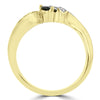 18K Yellow Gold 1/4ct Oval-cut Brazilian Alexandrite and Diamond Ring (G-H, SI1-SI2) by La Vita Vital