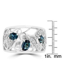 18K White Gold 0.80ct Brazilian Alexandrite and Diamond Ring (VS-SI1, G-H) by La Vita Vital