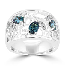 18K White Gold 0.80ct Brazilian Alexandrite and Diamond Ring (VS-SI1, G-H) by La Vita Vital