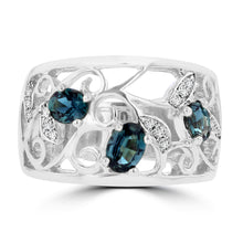 18K White Gold 0.80ct Brazilian Alexandrite and Diamond Ring (VS-SI1, G-H) by La Vita Vital