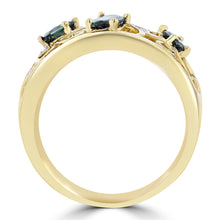 18K Yellow Gold Brazilian Alexandrite 0.80ct and Diamond 0.09cts Ring (VS-SI1, G-H) by La Vita Vital