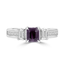 18k White Gold Brazilian Alexandrite and 5/8ct TDW Diamond (SI1-VS, G-H) Ring by La Vita Vital
