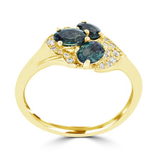 18K Yellow Gold, Brazilian Alexandrite 1.00cts & Diamond 0.10cts (SI1-VS, G-H) Ring by La Vita Vital