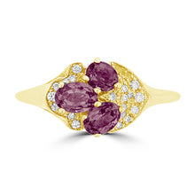 18K Yellow Gold, Brazilian Alexandrite 1.00cts & Diamond 0.10cts (SI1-VS, G-H) Ring by La Vita Vital