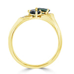18K Yellow Gold, Brazilian Alexandrite 1.00cts & Diamond 0.10cts (SI1-VS, G-H) Ring by La Vita Vital
