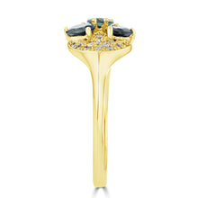 18K Yellow Gold, Brazilian Alexandrite 1.00cts & Diamond 0.10cts (SI1-VS, G-H) Ring by La Vita Vital