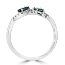 18K White Gold, Brazilian Alexandrite 0.50cts & Diamond 0.27cts TDW (SI1-VS, G-H) Ring by La Vita Vital