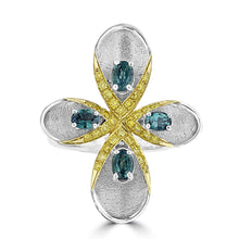 18K Two Tone Gold, Fine Color Changing Brazilian Alexandrite 0.97cts & Diamond 0.40cts TDW (SI1-VS, G-H) Ring by La Vita Vital