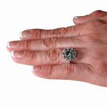 18K White Gold, Fine Brazilian Alexandrite 1.99cts & Diamond 0.48cts TDW (SI1-VS, G-H) Ring by La Vita Vital