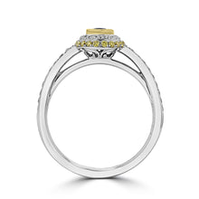 18K White & Yellow Gold, Brazilian Alexandrite 0.28cts & Diamond 0.35cts TDW (SI1-VS, G-H) Ring by La Vita Vital