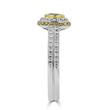 18K White & Yellow Gold, Brazilian Alexandrite 0.28cts & Diamond 0.35cts TDW (SI1-VS, G-H) Ring by La Vita Vital