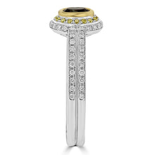 18K White Gold, Fine Color Changing Brazilian Alexandrite 0.54ct & Diamond 0.39ct TDW (SI1-VS, G-H) Ring by la Vita Vital