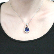 18K White & Yellow Gold Tanzanite 10.25cts & Diamond 0.48cts (SI1-VS, G-H)